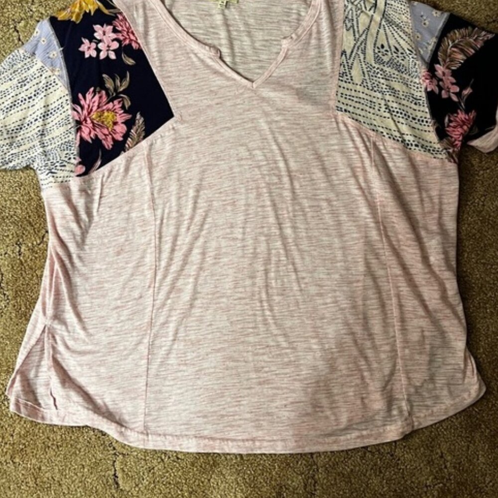 White Cream Raglan Short Sleeve Boxy Tee